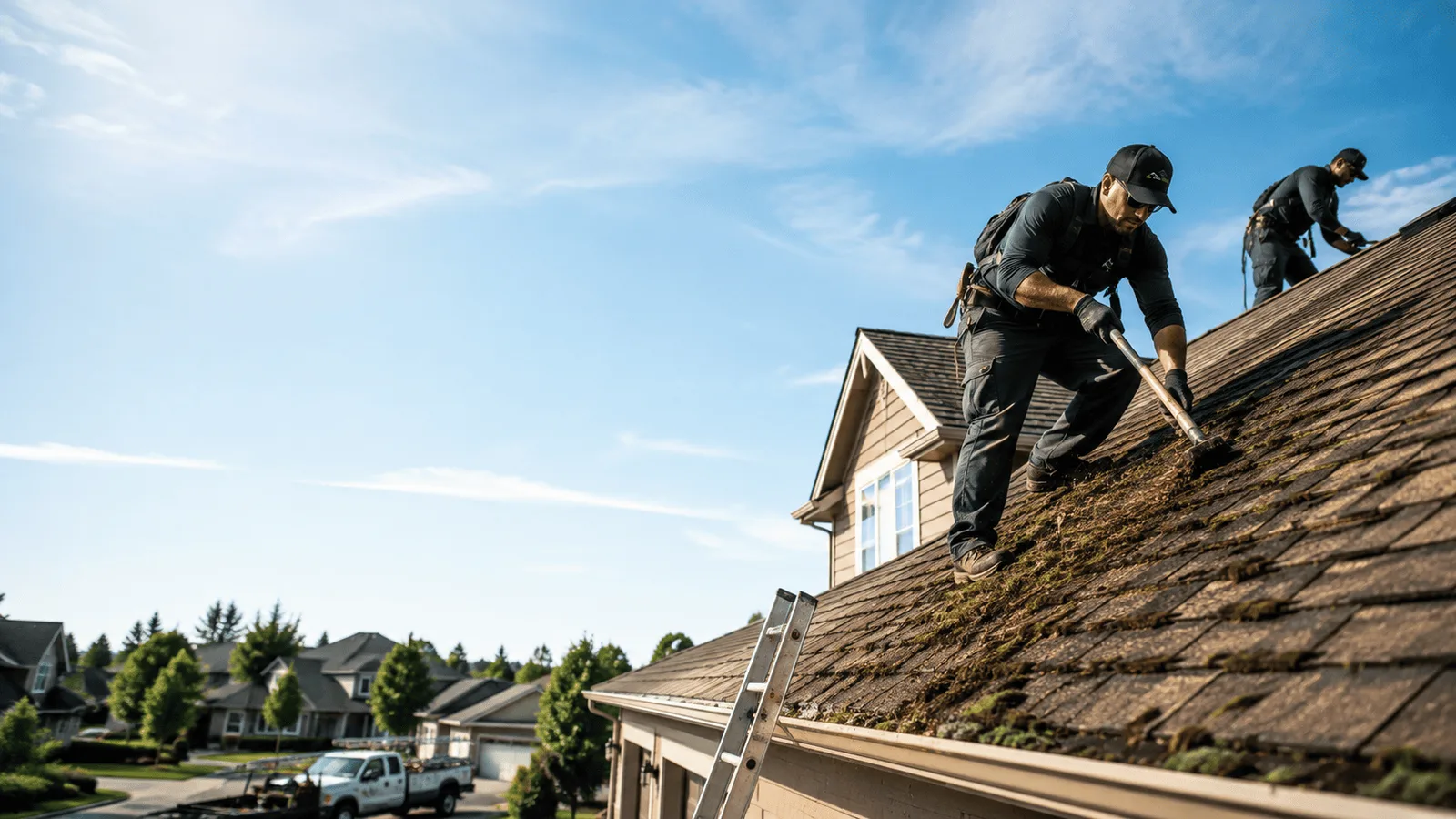 Roof Moss Removal in West Barnstable, MA near me
